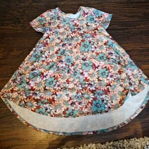 Lularoe girls floral size 4